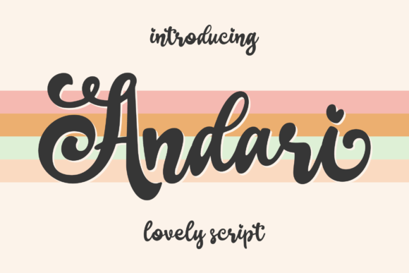 Andari: A Handwritten Typeface That Brings Warmth to Brand Design
