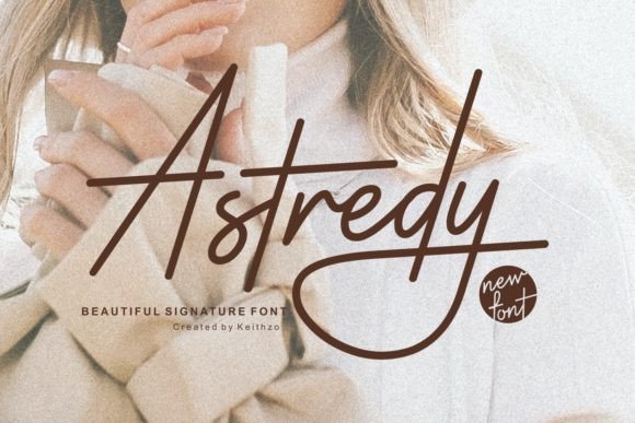 Astredy: A Graceful Script Handwritten Font for Editorial Design
