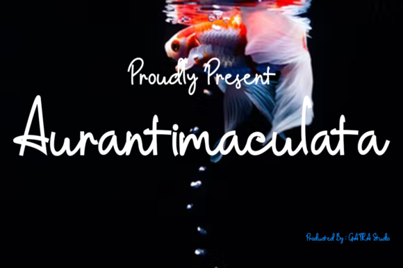 Aurantimaculata: The Handwritten Typeface for Scroll-Stopping Social Media Graphics
