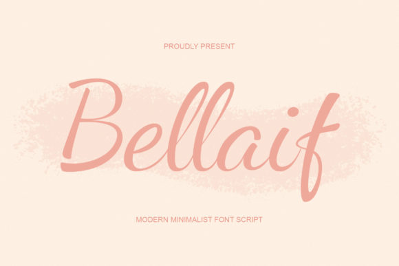 Bellaif: A Sweet Handwritten Typeface for Authentic Brand Identity