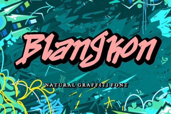 Blangkon Graffiti Typeface: A Handwritten Touch for Crafters