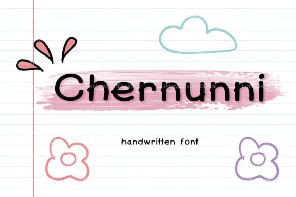 Chernunni: A Playful Handwritten Font for Modern Editorial Design