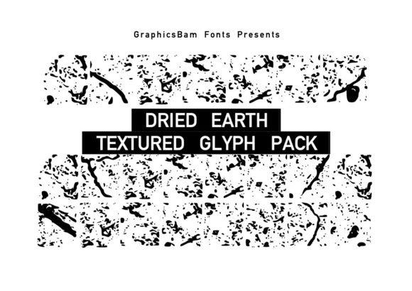 Dried Earth Glyph Typeface: A Textured Accent for Editorial Design