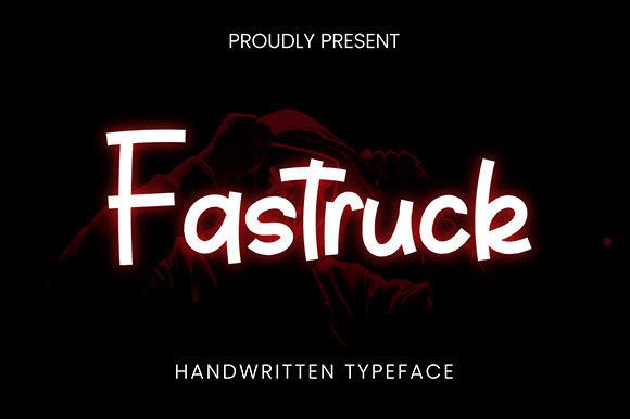 Fastruck: A Modern Script Typeface for Digital Branding