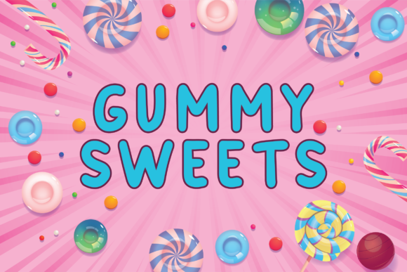 Gummy Sweets Typeface: Adding Playful Personality to Campaign Design