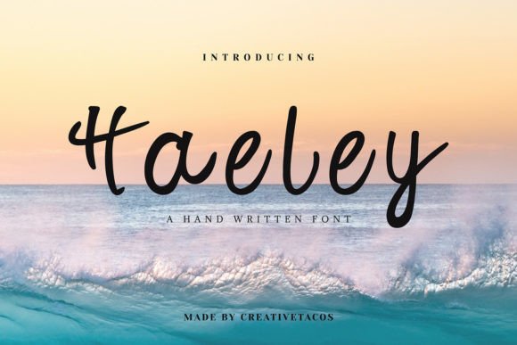 Haeley: A Quirky Handwritten Typeface for Digital Branding