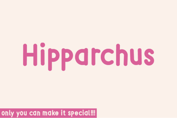Hipparchus: A Unique Handwritten Typeface for Editorial Design