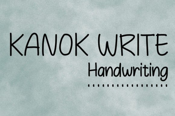 Kanok Write: The Handwritten Typeface That Boosts Campaign Clarity