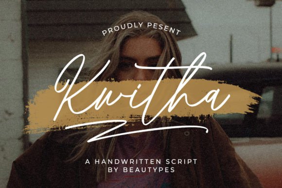 Kwitha: The Handwritten Font That Elevates Small Business Branding