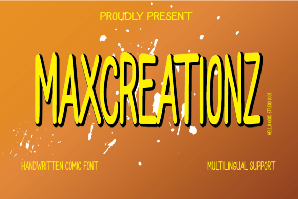 Maxcreationz: The Handwritten Font for Authentic Small Business Branding
