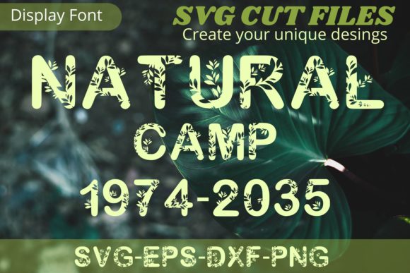 Natural Camp: A Decorative Typeface for Handmade Branding