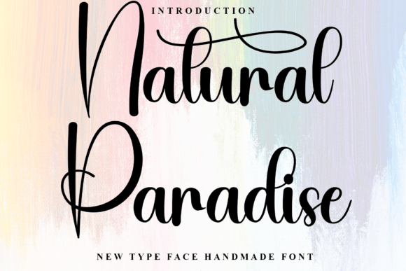 Natural Paradise: A Script Font for Authentic Digital Branding