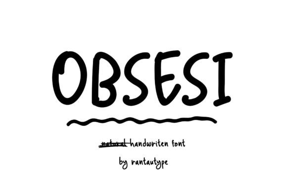 Obsesi: The Handwritten Typeface That Elevates Campaign Visuals
