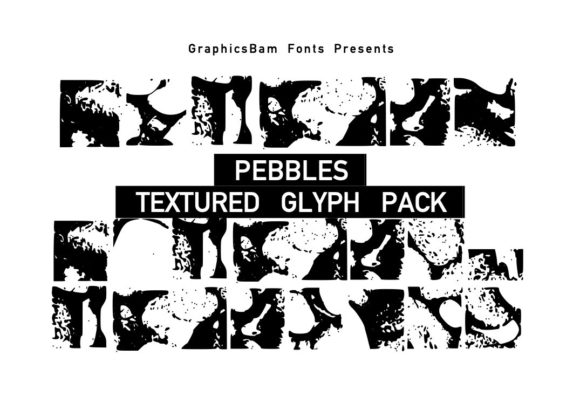 Pebble Stone Glyphs: A Natural Typeface for Stronger Campaign Visuals