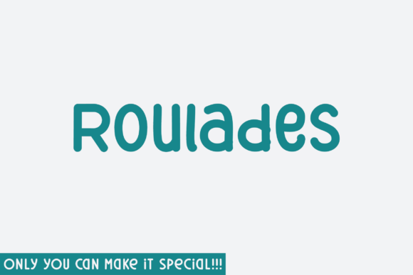 Roulades: A Handwritten Script Font for Editorial Design