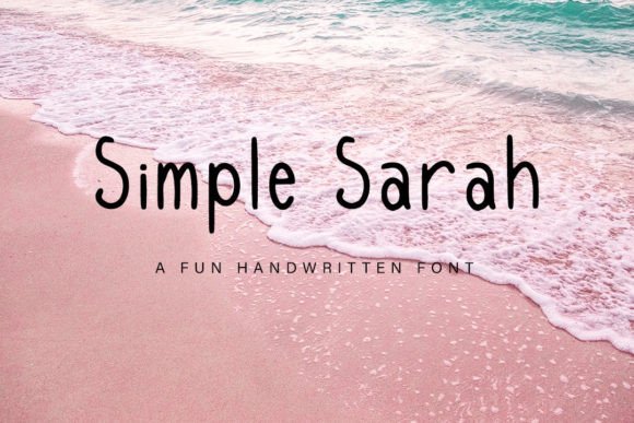 Simple Sarah: The Handwritten Font for Authentic Brand Storytelling