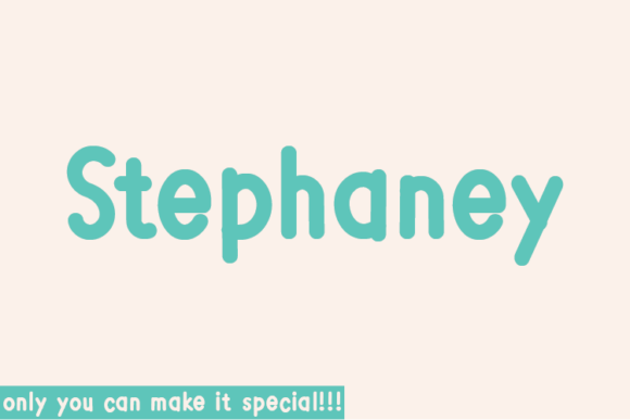 Stephaney: A Natural Handwritten Typeface for Authentic Branding