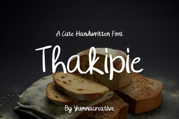 Thakipie: The Handwritten Font That Brings Soul to Small Business Branding