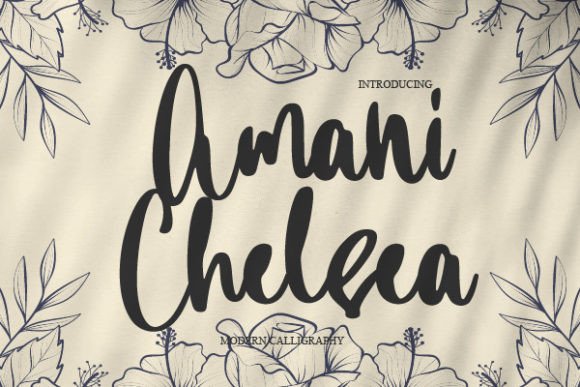 Upgrade Your Brand Identity With Amani Chelsea Typeface