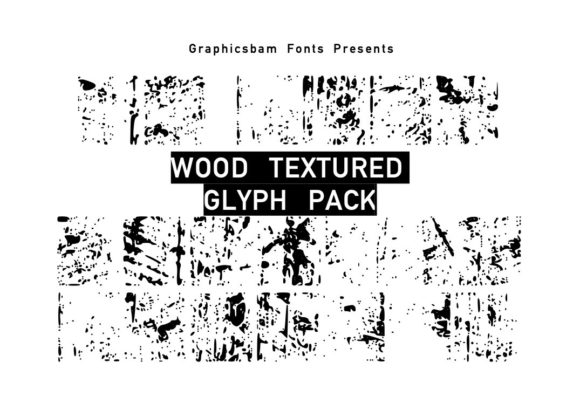 Wood Textured Glyphs: A Natural Typeface for Earthy Branding