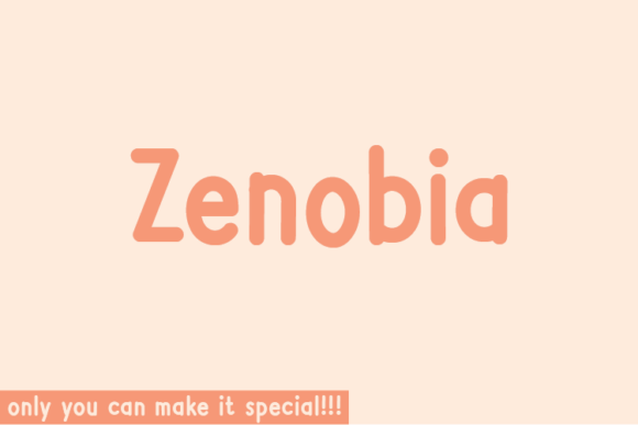 Zenobia: A Unique Handwritten Font for Modern Web Design