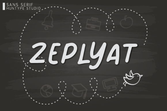 Zeplyat: A Handwritten Script Font for Artisan Branding